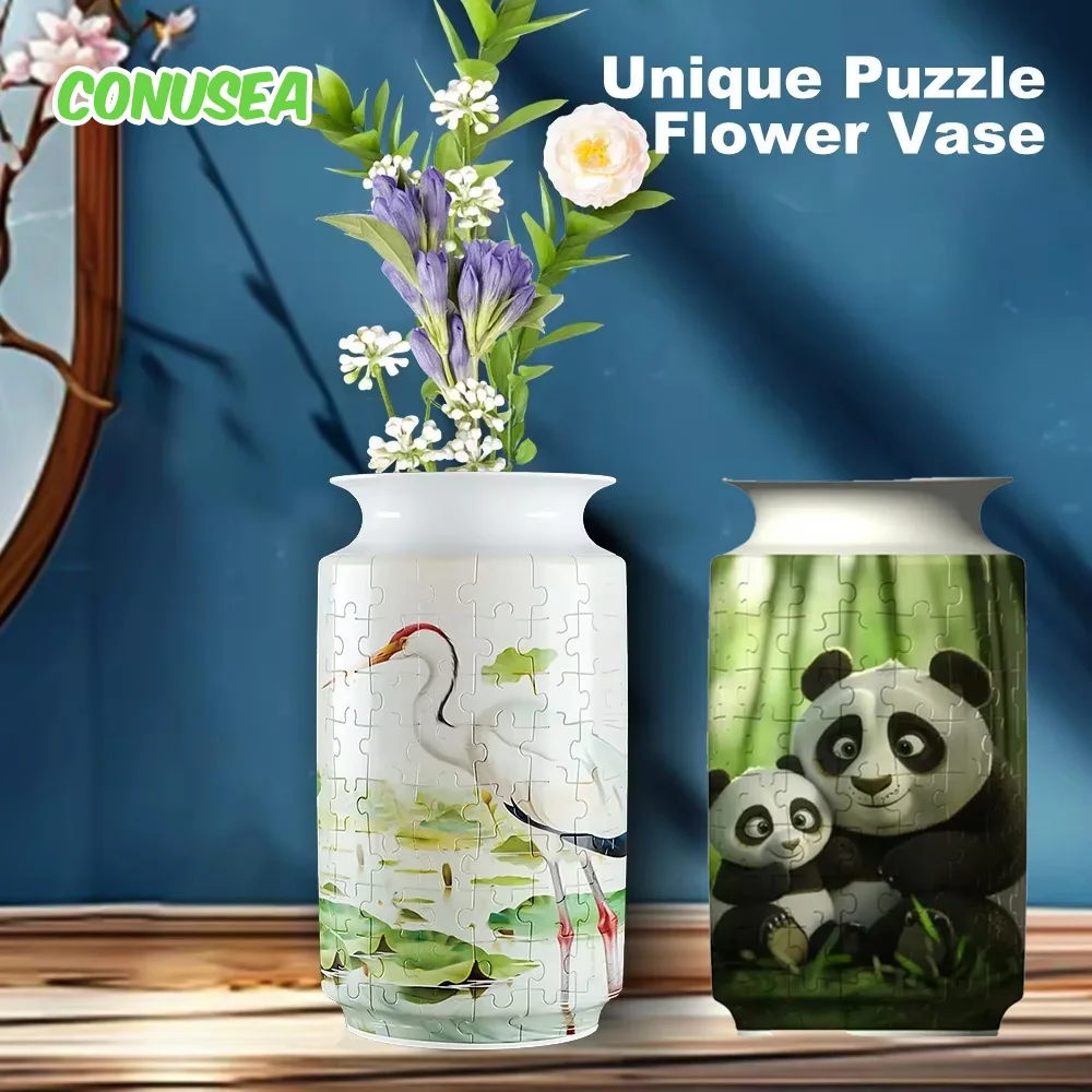 

3D ваза-головоломка для взрослых и детей, 162 шт., букет цветов, строительный блок, сборная бутылка, игрушка-головоломка, развивающие игрушки, подарки