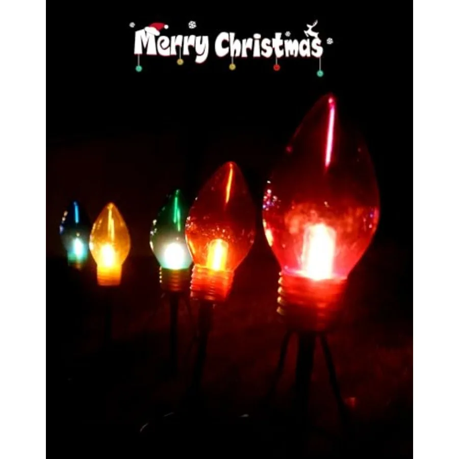 10個の大型C9パスウェイクリスマスライト(屋外用)、11フ - Decor Lighting Pack のレビューと価格