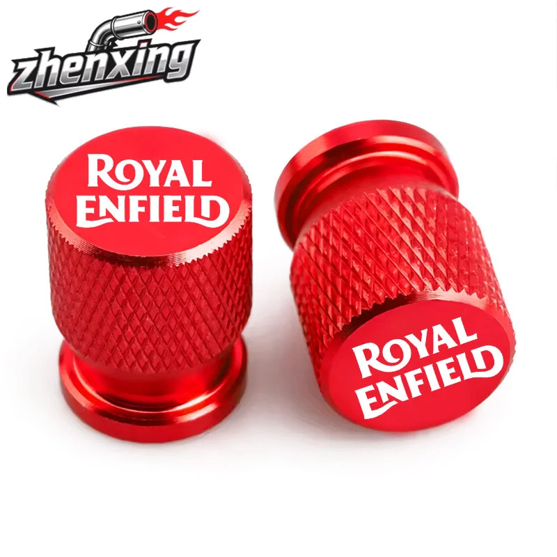 For Royal Enfield Bullet/Meteor/Classic 350 500 Interceptor 650 Continental GT 535 Himalayan 411 400i Moto CNC Tire Valve Caps image 5