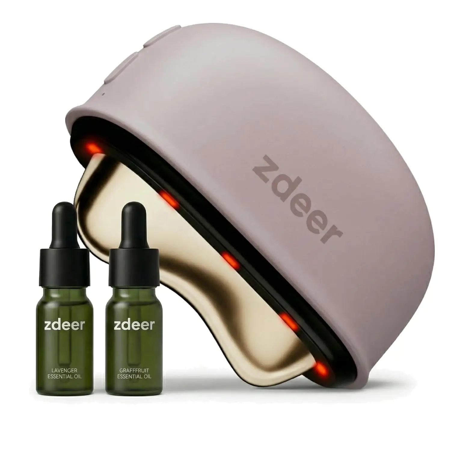 

Массажер для лица с LED-терапией красным светом, с функцией нагрева и вибрации для подтяжки, моделирования и ухода за кожей, розовый