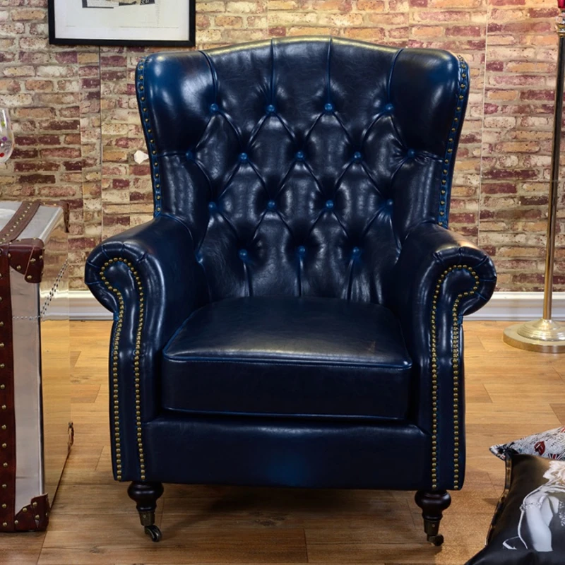 خدمة الظهر أريكة كرسي ريترو مصمم أريكة واحدة فاخرة صالة المنزل Woonkamer Banken Princess Nordic Muebles أثاث فريد من نوعه #4