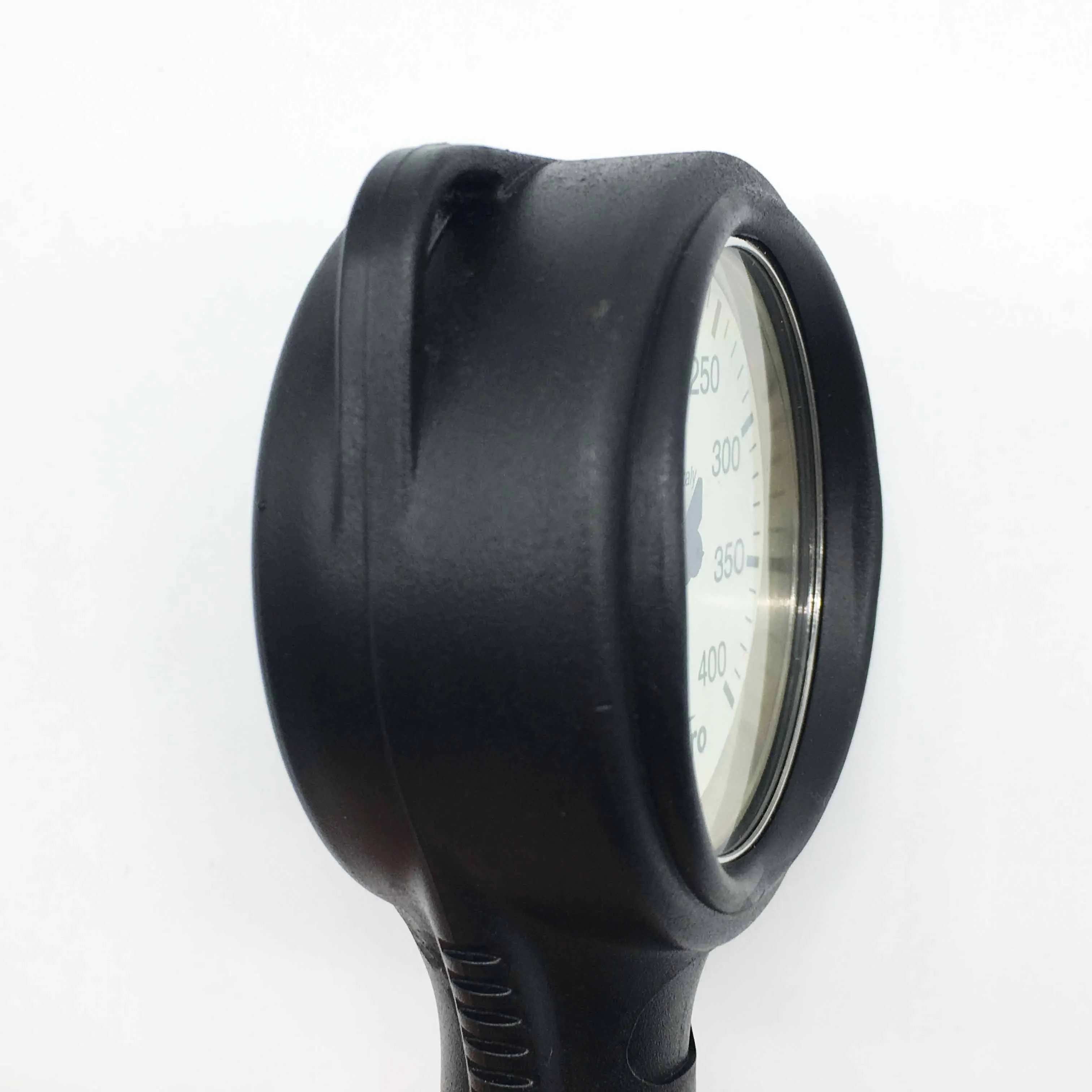 Max 400 Bar Single Diving Pressure Gauge with 80cm High Pressure Hose Black CE Certified