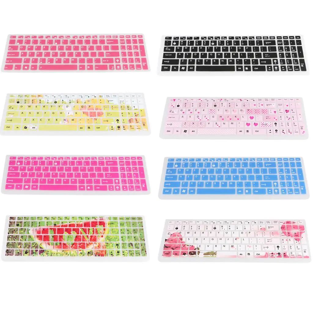 

Keyboard Cover Silicone Skin Protector for Laptop Notebook Slim