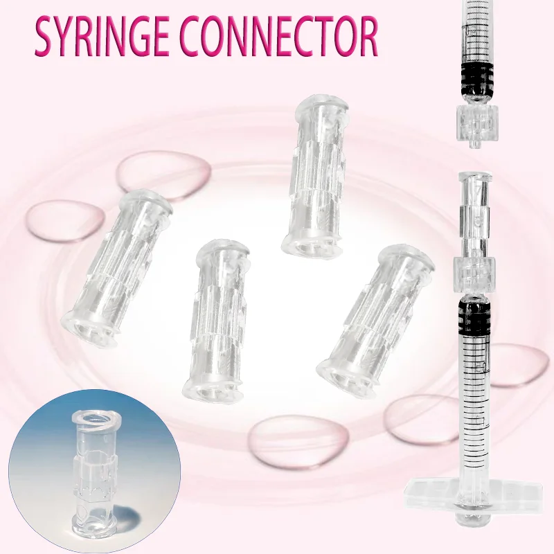 

10PCS 50PCS 100PCS Medical Sterile Disposable Syringe Connector Luer Thread Connector Pp Material Disposable Coupler