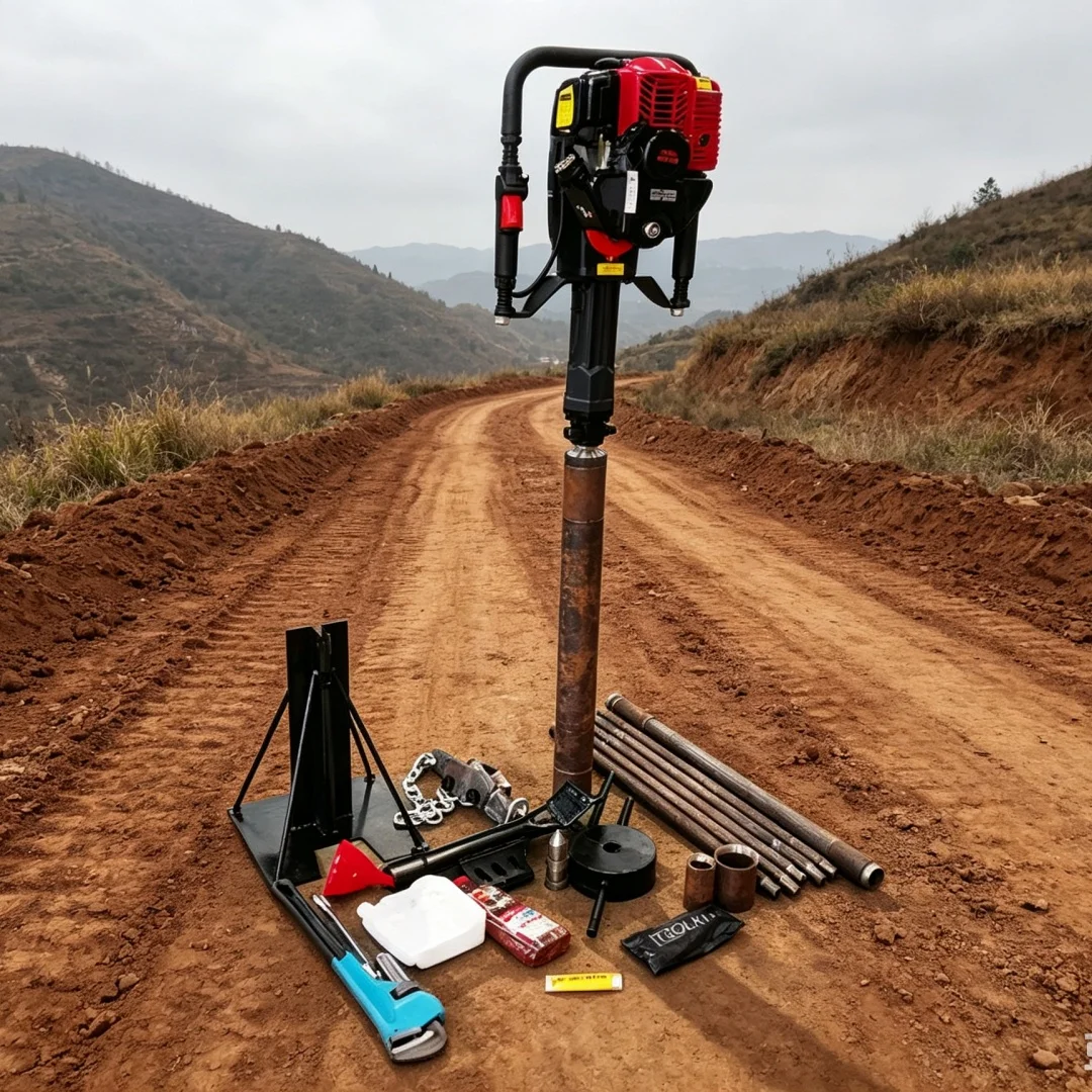 Customized Backpack‑Type Portable Exploration Core‑Sampling Rig, Small Geological Core Drill for Mountain Outdoor Rock Sampling