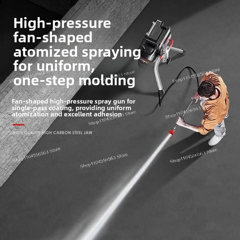 Plunger sprayer high pressure airless paint coating latex paint electric multi-function pneumatic sprayer