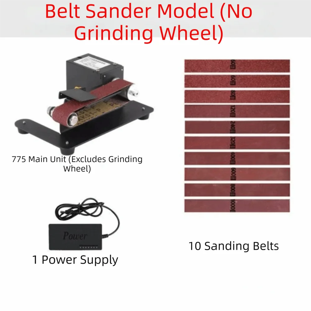 Multi Function Bench Grinder Pure Copper Motor Adjustable Speed Mini Electric Polishing Machine Metal Base Compact Body