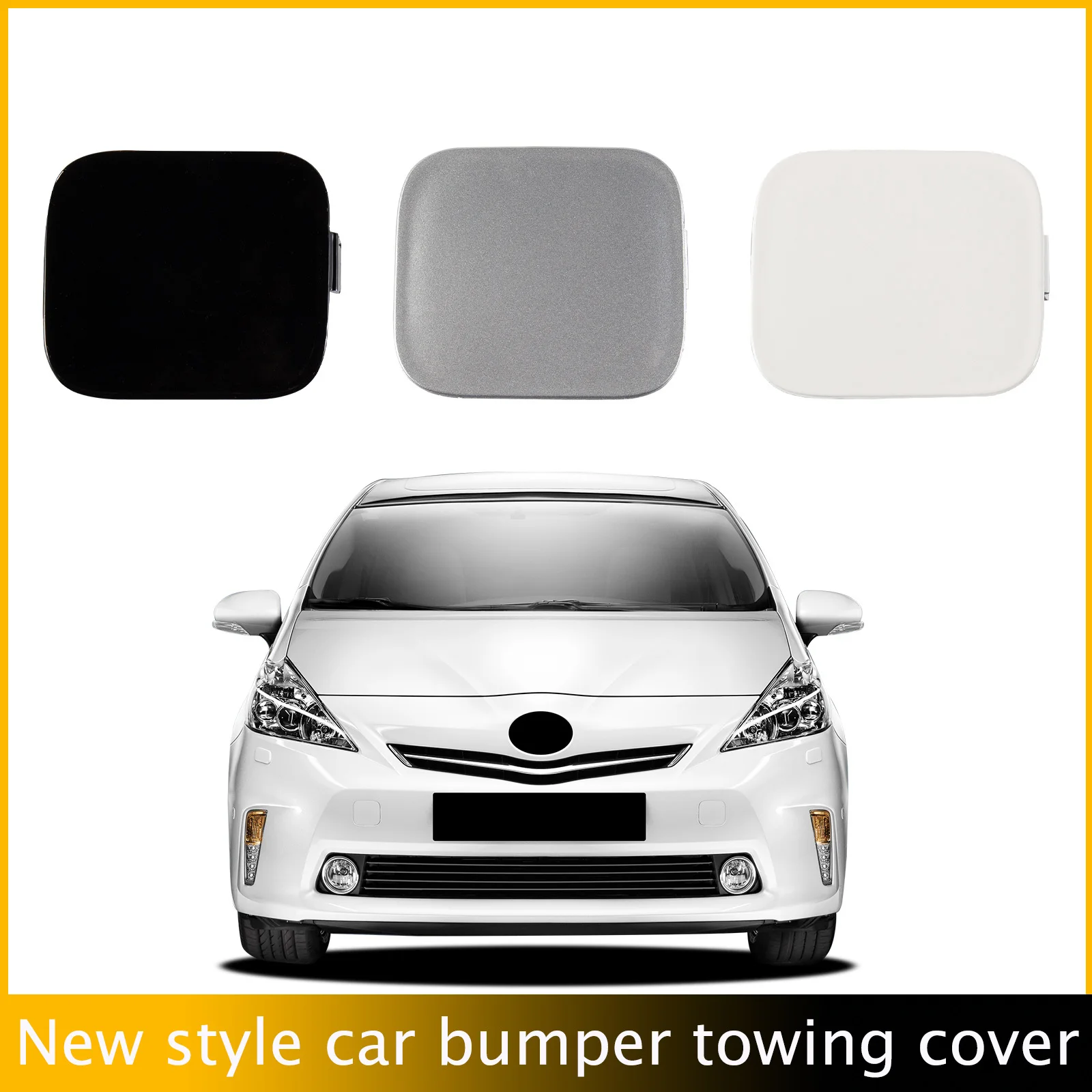 

Front Bumper Tow Hook Cover Cap For Toyota Prius V 2012 2013 2014 52128-47902 52127-47902 Trailer Cover Cap Car Accessories