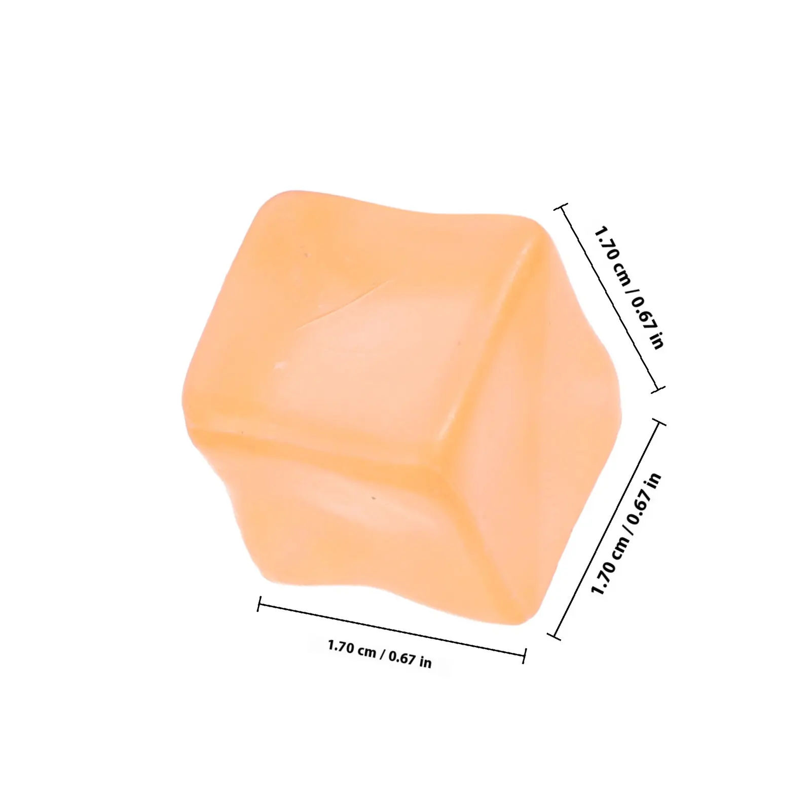 25Pcs Glow in Dark Reusable Ice Cubes Acrylic Ice Blocks for Wine Beer Drink Cooling Reusable Wine Block Bar Accessory