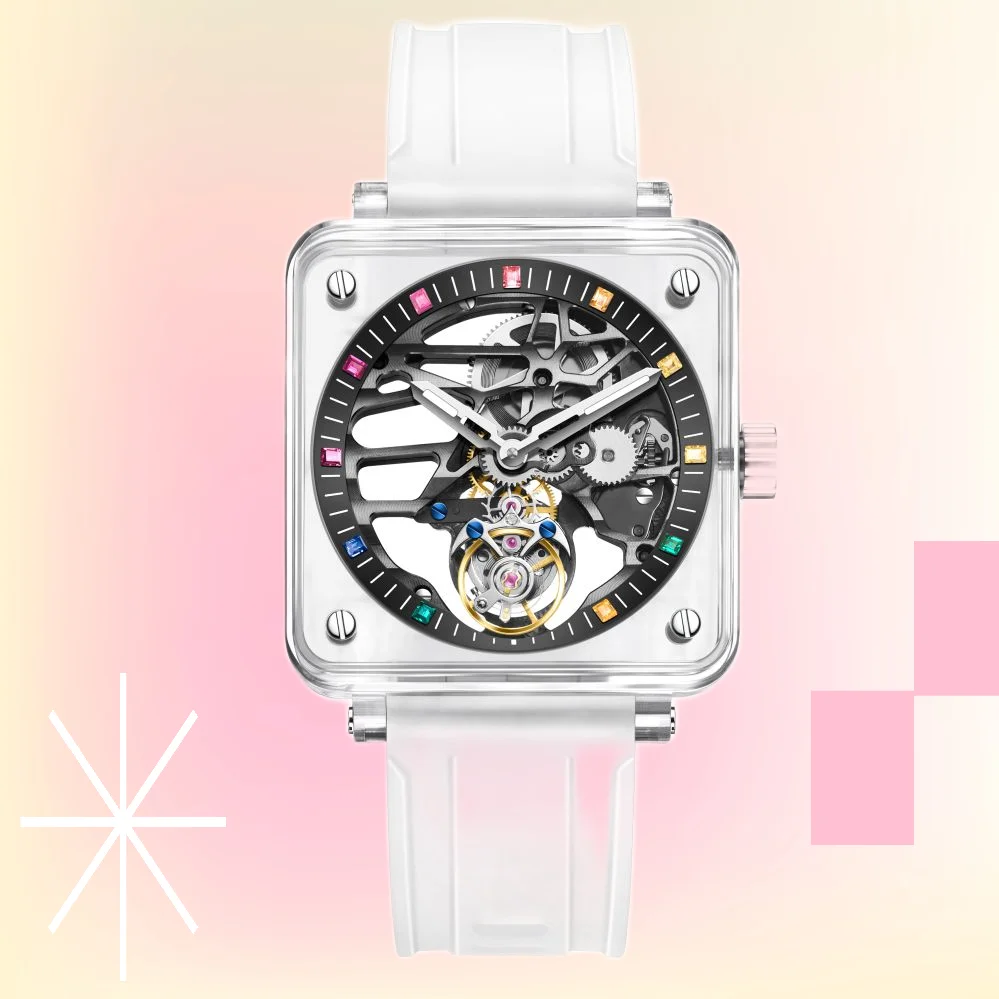 Aesop Real Flying Tourbillon Luxury Watch Mechanical Watches for Men Skeleton Tourbillon Watch Man Sapphire Mirror 2025 NEW H