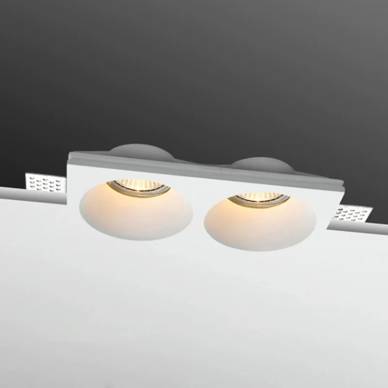 جودة النازل جزءا لا يتجزأ من أضواء بلا حدود المعيشة الإضاءة ضوء السقف الجبس 240 فولت 110 فولت غرفة الإضاءة المنزلية المنزلية #1