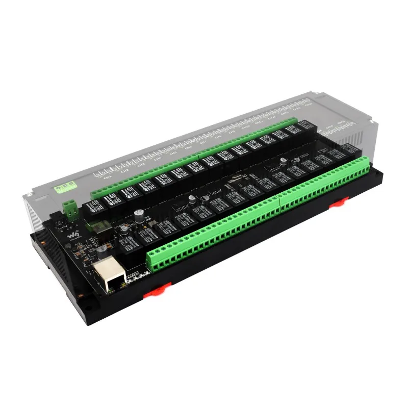 Industrial Grade 30Channel Ethernet POE Relay Module Modbus RTU Ethernet Communication