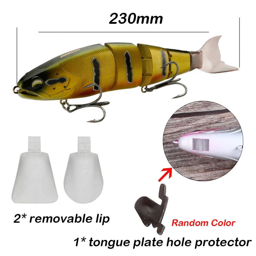 Swimming Bait Jointed Fishing Lure Floating Hard bait with Jerk Fishing Lure For Big Bait Bass Pike Minnow Lure High Quality