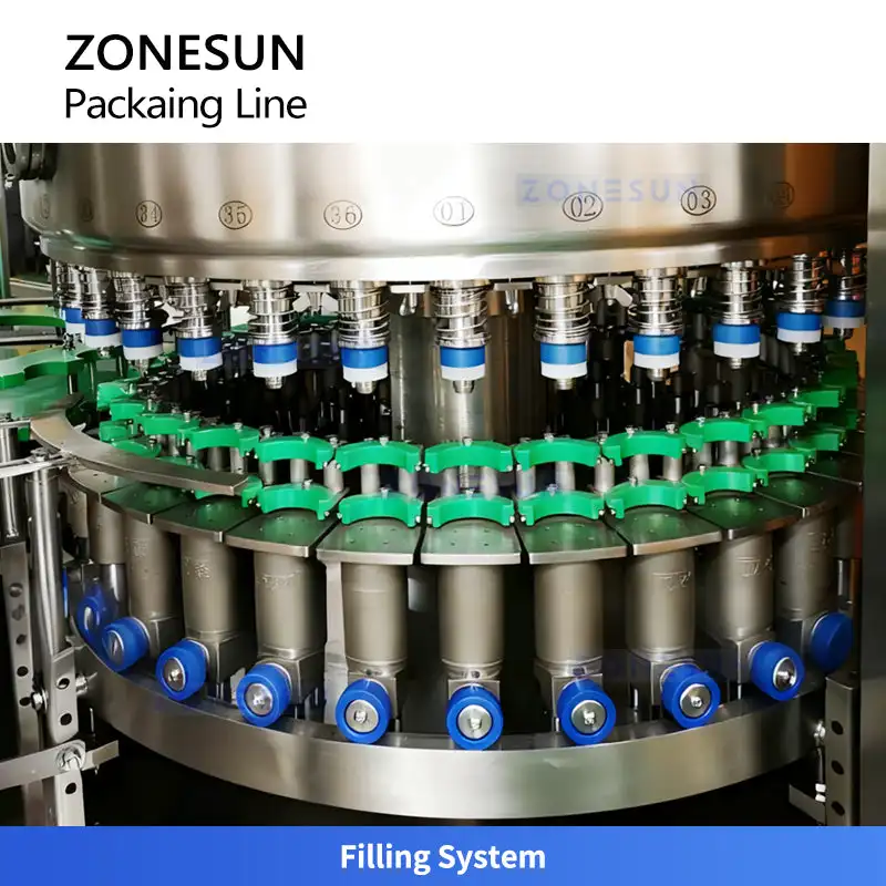 ZONESUN ZS-AFS100 Yogurt Drinks Filling and Sealing Machine for Dairy Bottles