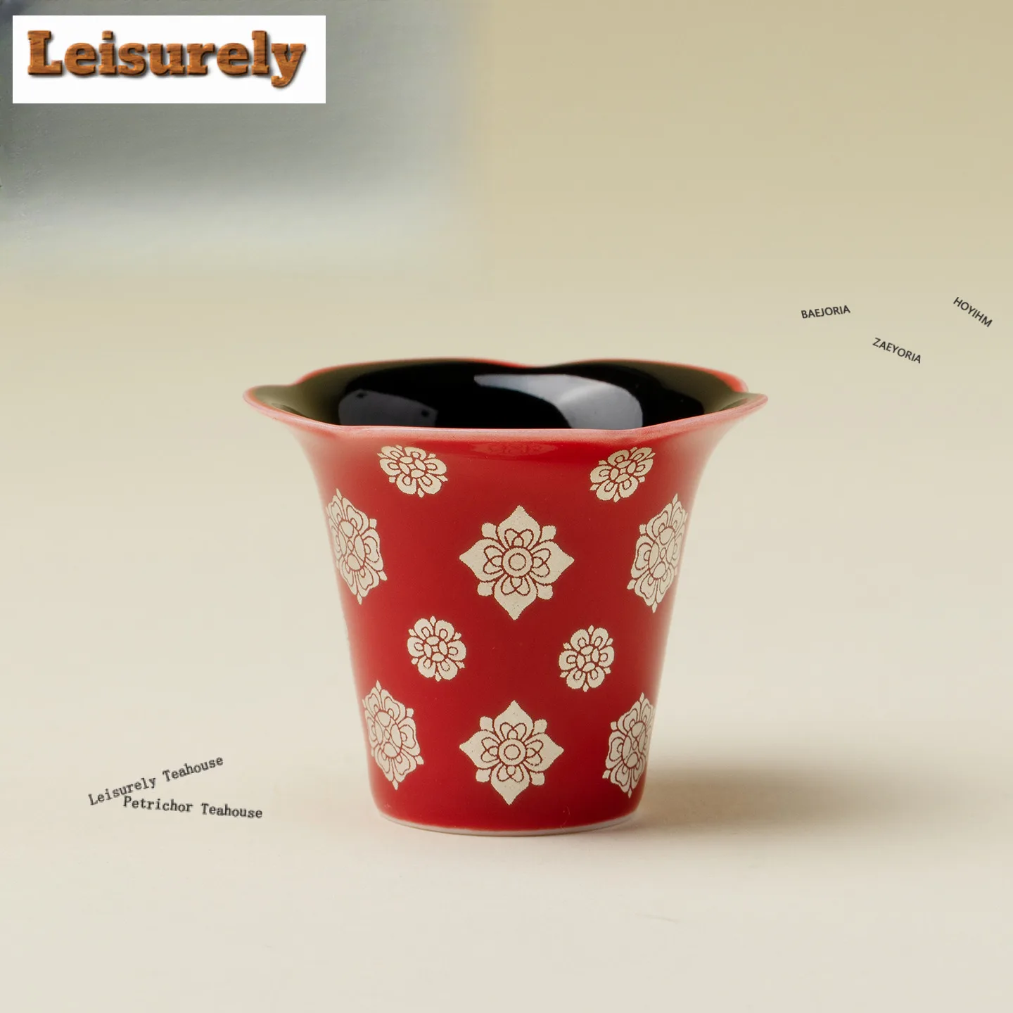 

Чайная чашка 20 мл с узором «Красный Баосян» в стиле Запретного города, ретро-чаша для чая, чашка для дегустации, чашка для ароматизации, мастер-чашка для чацзань, подарок