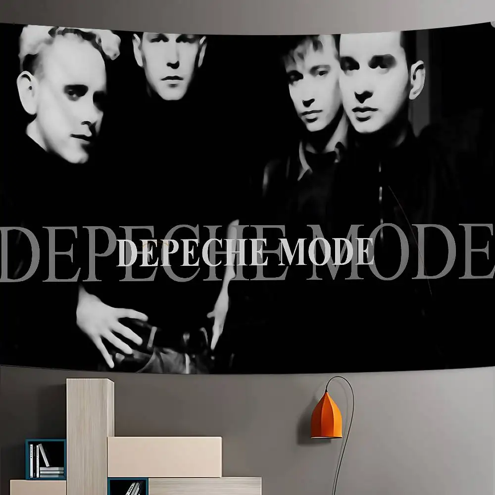 D-Depeche M-Mode Tapestry Art Printing Japanese Wall Tapestry Anime Wall Hanging Home Decor
