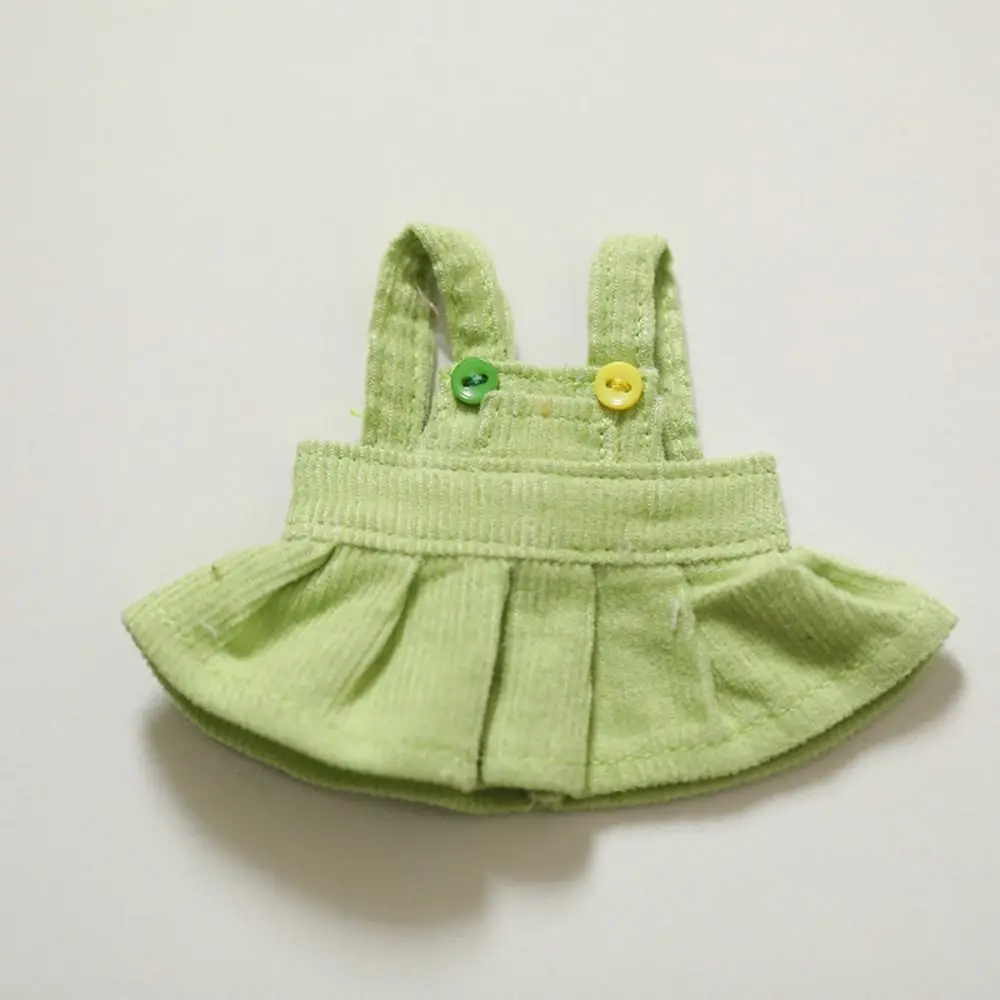 Abito con bretelle Accessori per vestiti per bambole Vestito per bambole per bambola da 12 cm Mini Orso Vestiti Abito Abito in denim fai da te Bambole di pezza