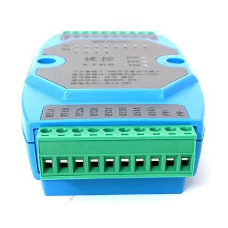 8-channle switch isolation input remote IO acquisition module Modbus RTU communication RS485 isolation module