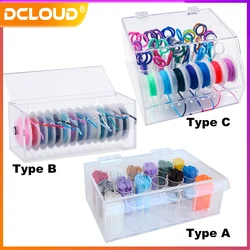 DCLOUD Dental Arcylic Dozownik Power Chain Placer Organizer Ligatura ortodontyczna Tie Box Ortho Elastic Chain Storage Box Holder