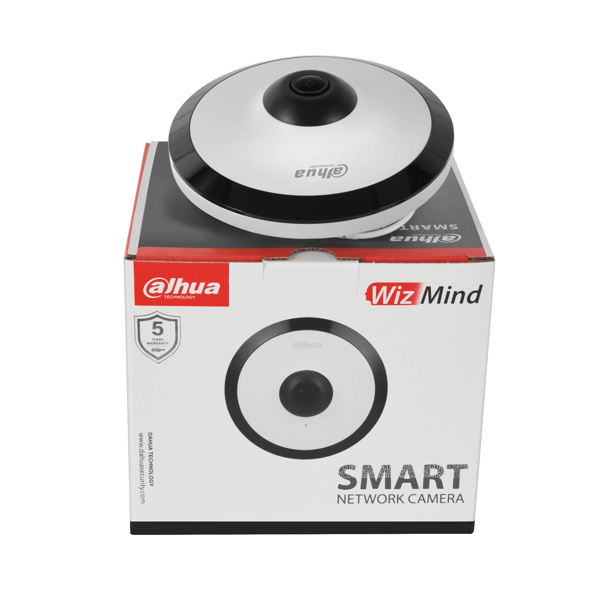 Imagem -02 - Dahua-wizmind ir Fisheye Câmera de Rede 5mp Ipc-ew5541-as Microfone Embutido Poe Slot para Cartão sd Mapa de Calor para Pessoas Contando Alarme Áudio