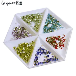 10pcs/lot TRIANGLE PLASTIC SORTING TRAYS Unha RHINESTONES BEADS CRYSTAL 3D NAIL ART jewelry TOOLS Accessoires