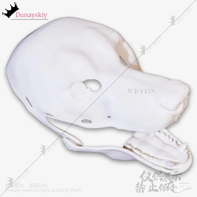 25COSAnime Furry Cosplay Dog Kigurumi Base Beast Skull Mask 3d Printing For Halloween Christmas Party Furrysuit Woman Man Custom