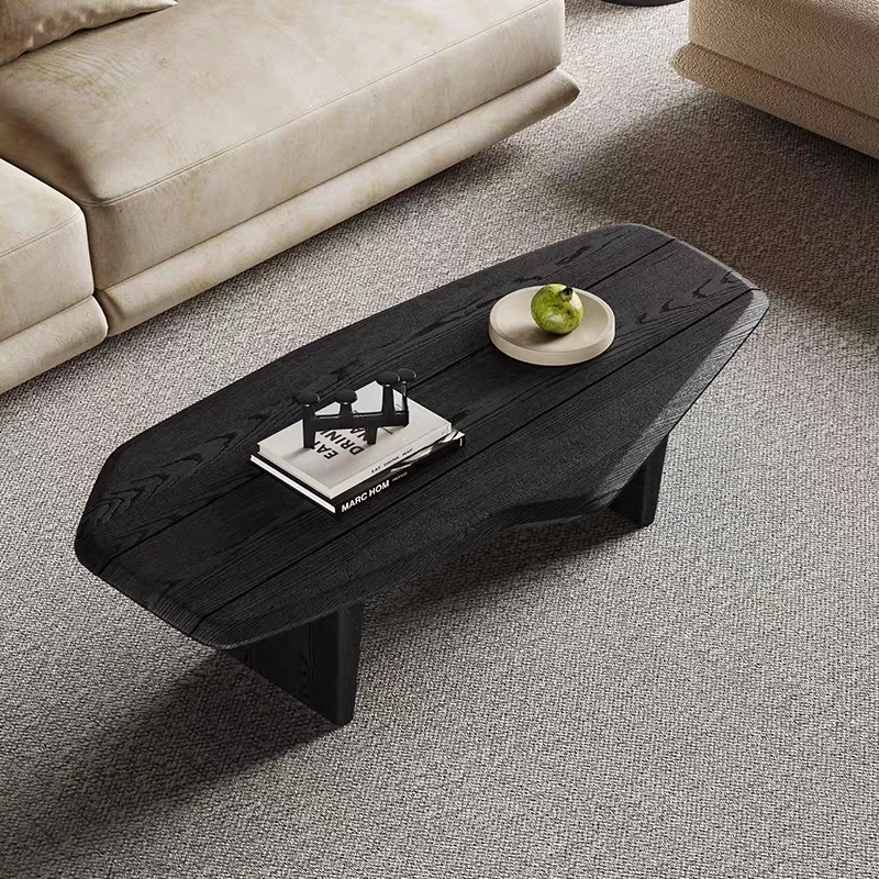 xc-Medieval Style Special-shaped Wooden Coffee Table Living Room Furniture Household Simple Solid Wood Coffee Table*