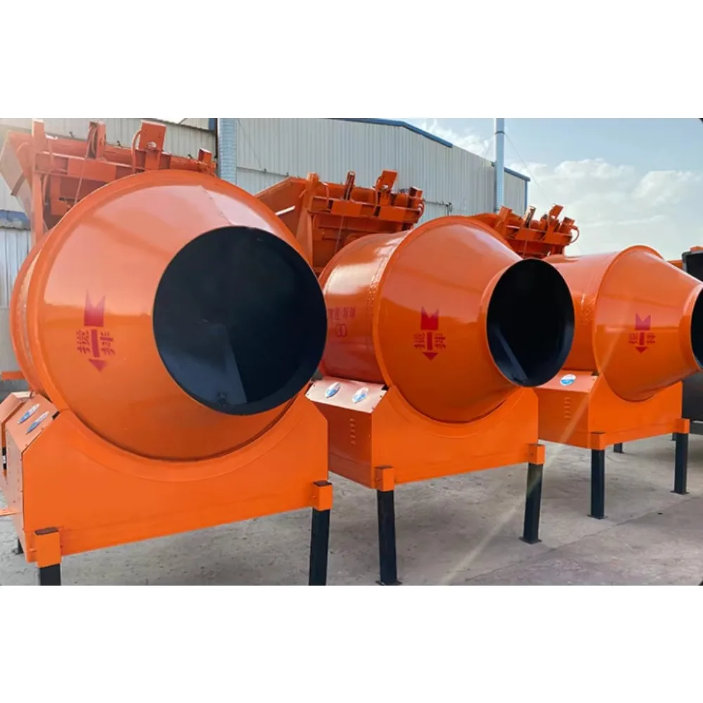 Engineering Construction Cement Automatic Diesel Mixer Large Capacity Tipping Bucket Mortar Mixing Equipment Concrete Mixer