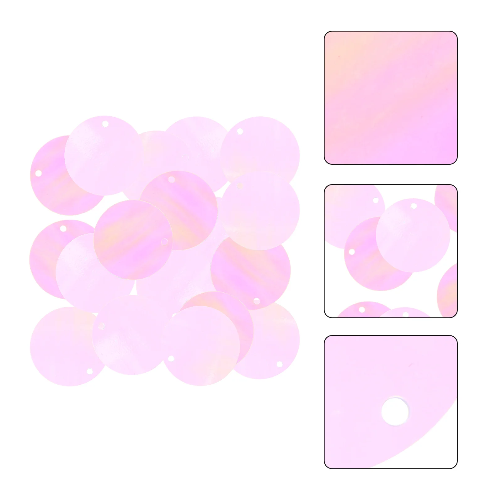 

45G Loose Paillettes Round Sequin For Diy Handmade Accessories Embroidery Materials Craft Gift Clothing Jewelry Decoration Flat