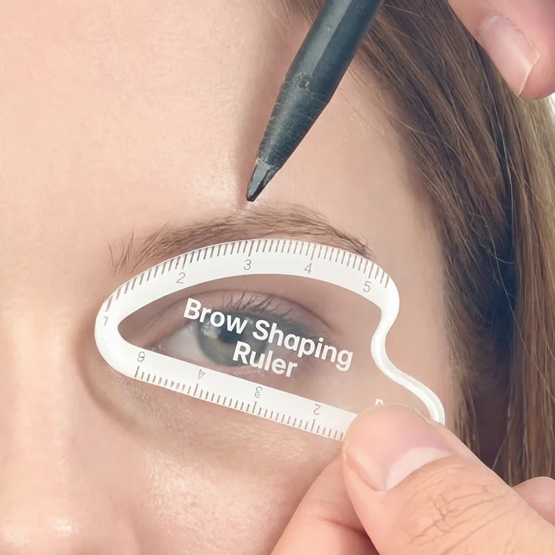 Eyebrow Ruler Mapping Tool, Brow Mapping Ruler, Microblading Eyebrow Drawing Guide for Professional & Home Use Makeup Tools