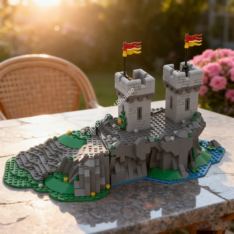 

983pcs MOC Front Towers Extension Castleed Model Building Blocks Construction Assemble DIY Idea Christmas Gift Brick Toy Kids