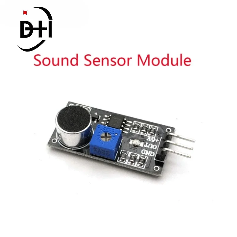 5PCS Sound Detection Sensor Module LM393 Sound Sensor Horn Smart Car Special For Arduino