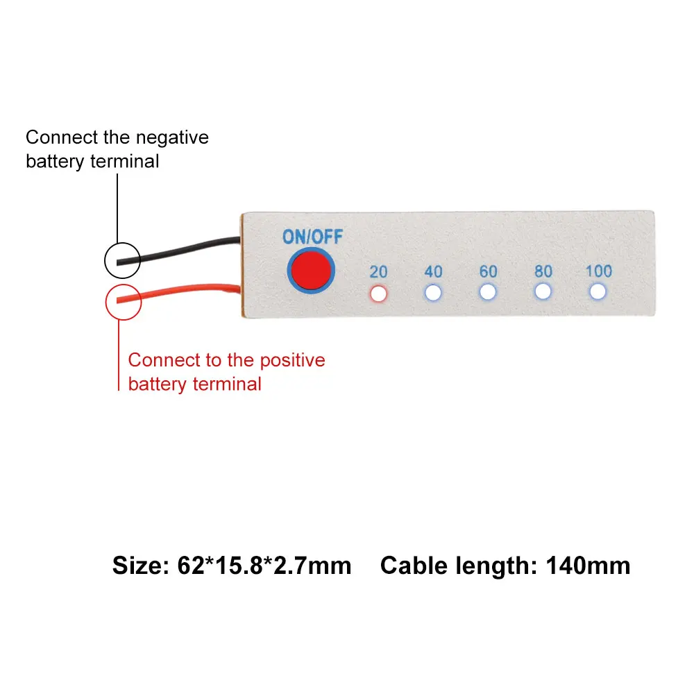 1s/3s/4s Lithium Battery Capacity Indicator Li-Ion Battery Percentage Indicator Board Battery Capacity Tester Level Indicator