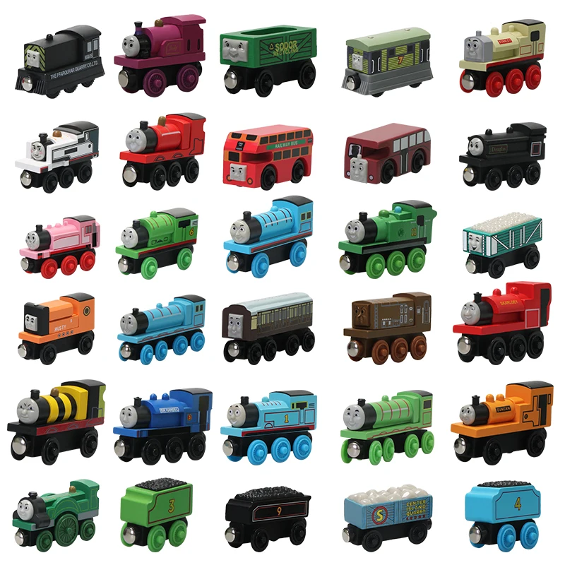 Thomas Train And His Friends Toy Molley Diesel Toby Oliver Edward Thomas Wooden Train Educational Toys Children Birthday Gifts