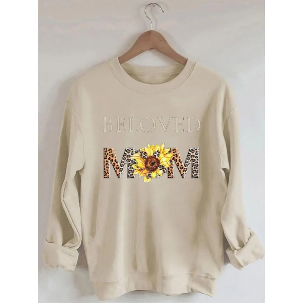 

Rheaclots Beloved Mom Printed Long Sleeves Sweatshirt