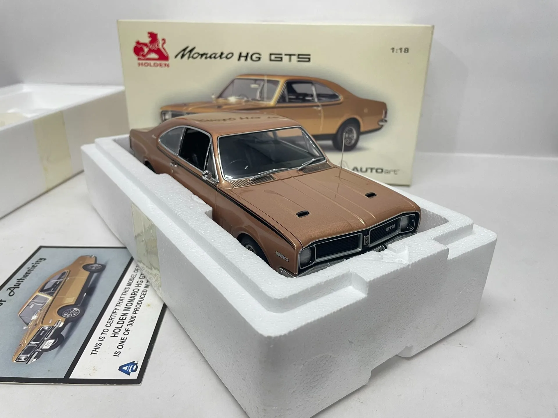 Autoart 1:18 Monato HG GTS Brown Simulation Limited Edition All Open Alloy Metal Static Car Model Toy Gift