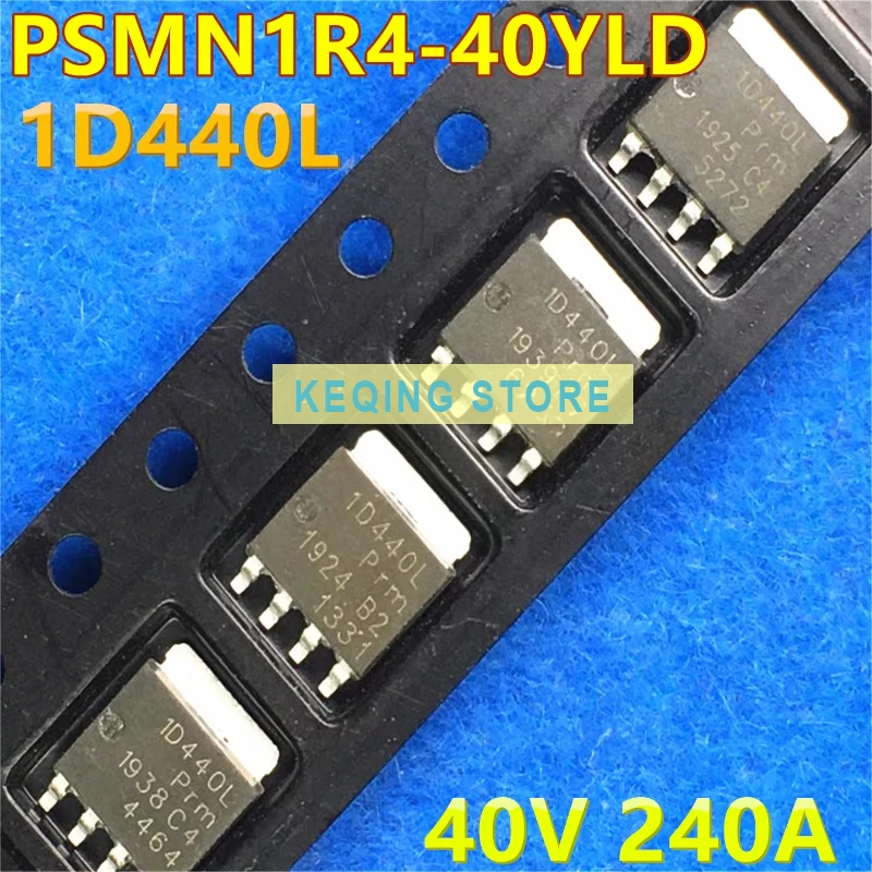 10PCS Used+Not NEW+Send after Measure PSMN1R4-40YLD 115 1D440L LFPAK56 n-Channel 40V 240A Logic Level MOSF