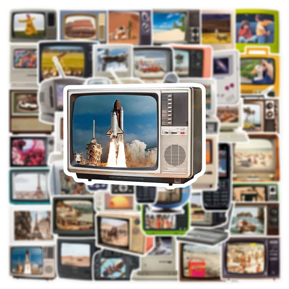 สติกเกอร์ลายการ์ตูนวินเทจ 10/30/50 ชิ้น สำหรับตกแต่งคอมพิวเตอร์ ของเล่น DIY สมุดภาพ กระเป๋าเดินทาง โทรศัพท์ สติกเกอร์กันน้ำ PVC