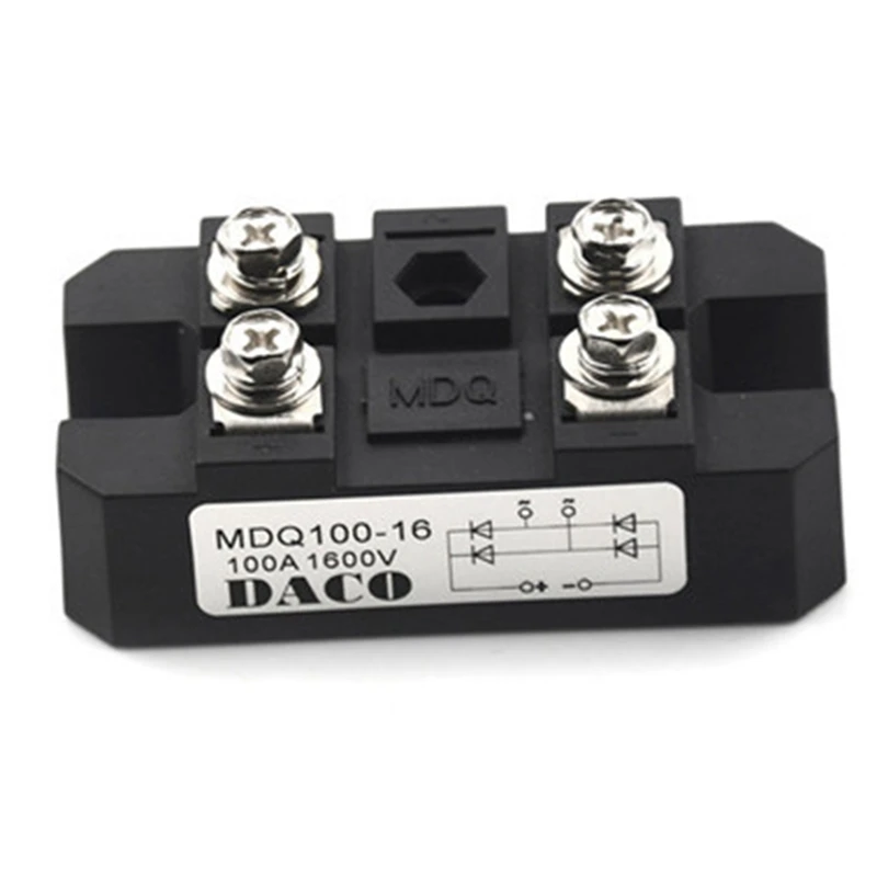 

Rectifier Module MDQ100A/1600V Single-Phase Module Current Foot Single-Phase Charger Rectifier Bridge Module