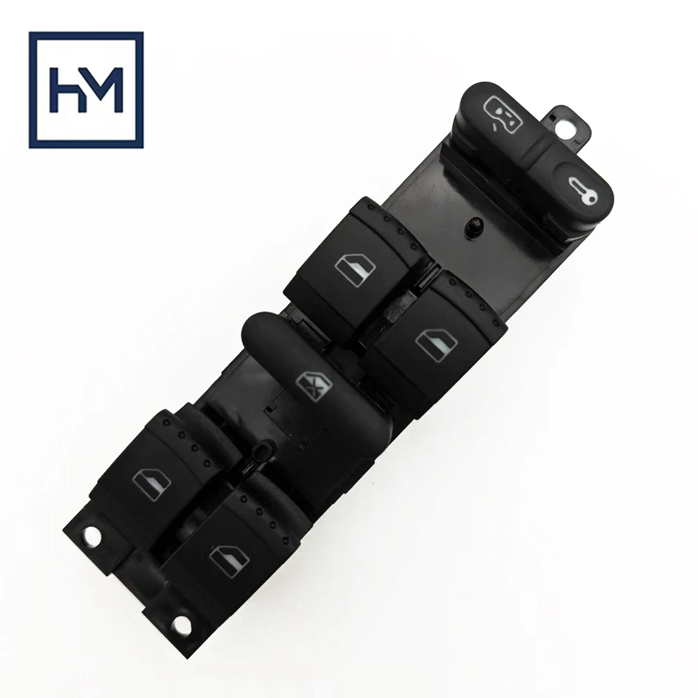 

Главный выключатель стеклоподъемника с красной подсветкой OE 1J4959857D для VW Golf MK4/Jetta 1999-2006 и Passat B5 1998-2005 гг.