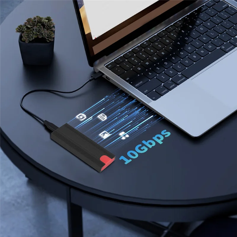 Dependable-M.2 SSD Enclosure 10Gbps, Pcie SSD Case For M.2, Tool-Free Adapter, Hard Disk Converter For PC & Laptop