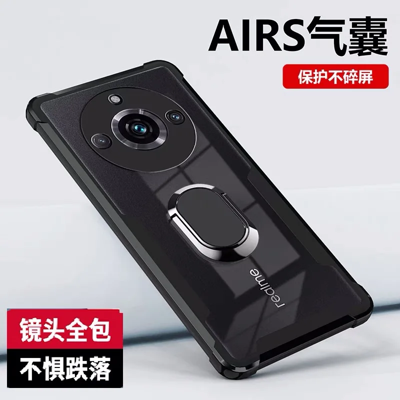 Stand For Realme 11 Pro Plus Case Shockproof Camera Full Portection Back Luxury PU Leather Cover For Realme 11 Pro Plus Holder