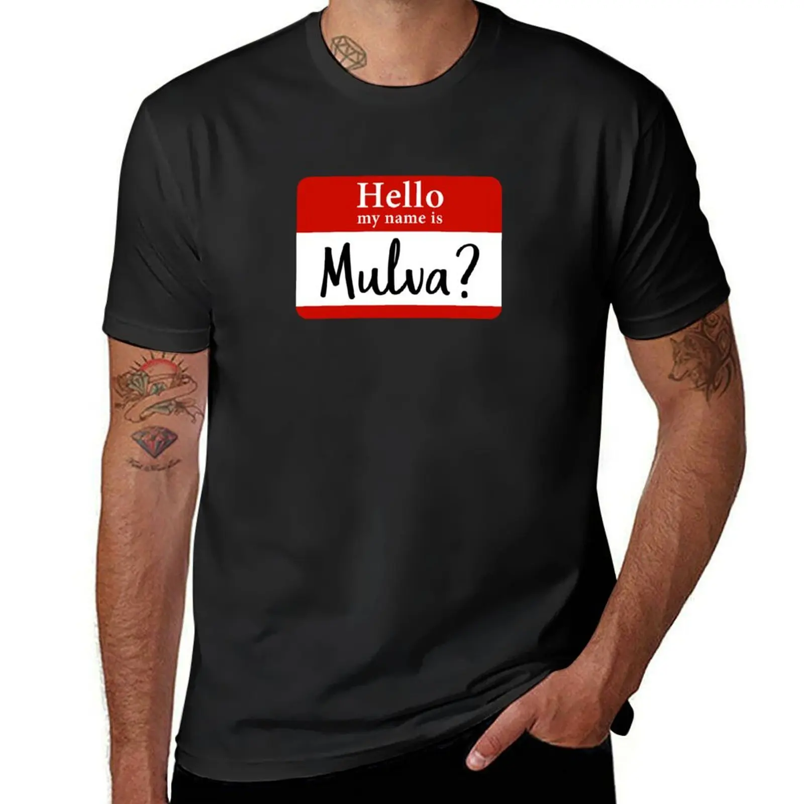 

Mulva T-Shirt anime clothes Funny t-shirt tops funny gifts t shirts men