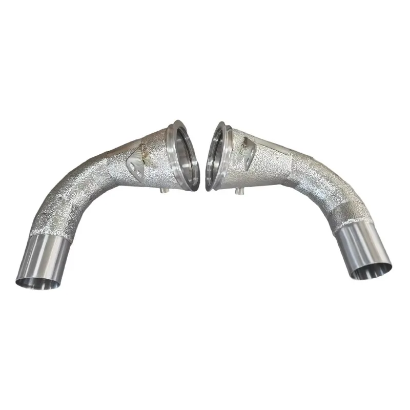 New Heatshield Downpipe For Porsche 911 992 Racing Downpipe