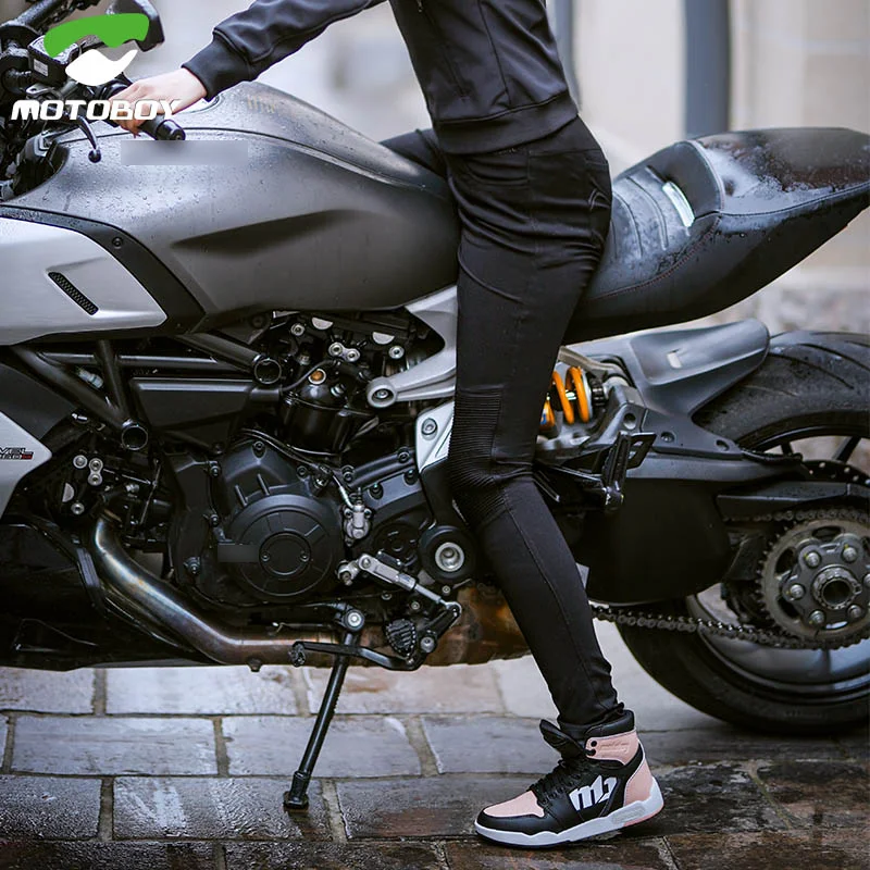 Giacca da moto donna giacca da motociclista quattro stagioni certificazione CE protezione abbigliamento da equitazione fodera rimovibile