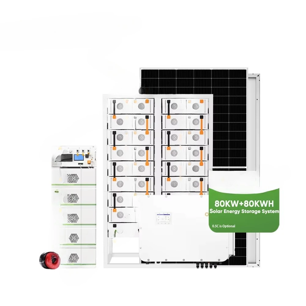 Sail Solar 75KW 80KW 100KW Hybrid Complete Solar Energy Power System Kit with Solis Inverter for Commercial Use