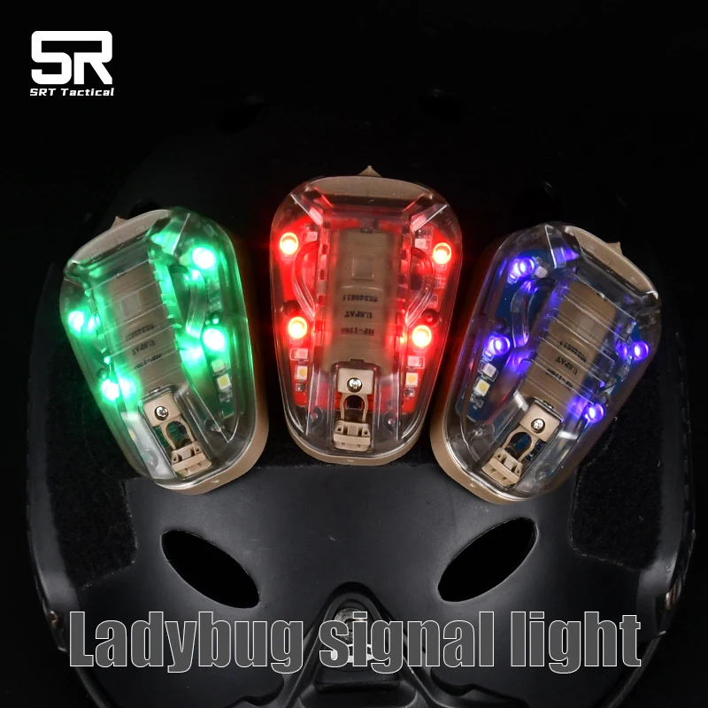 WADSN Ladybird Lamp Tactical HEL-STAR-6 IR GEN Helmet Light Waterproof Signal Flash Military Outdoor Hunting Survival Tools