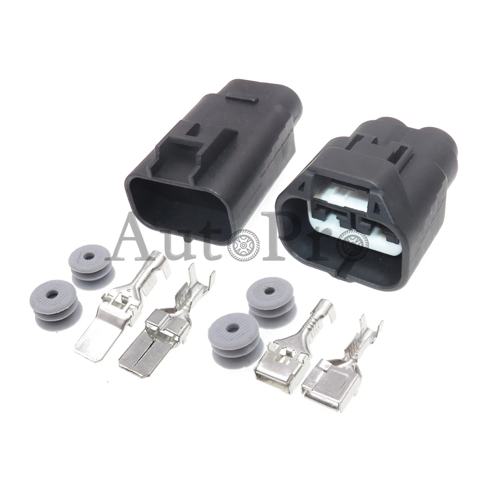 1 Set 2 Hole MG642928-5 MG652934 Starter Car Electric Fan Sockets for Toyota Lexus Automobile High-power Connector