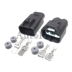 1 Set 2 Hole MG642928-5 MG652934 AC Assembly Car Electric Fan Sockets for Toyota Lexus Automobile High-power Connector