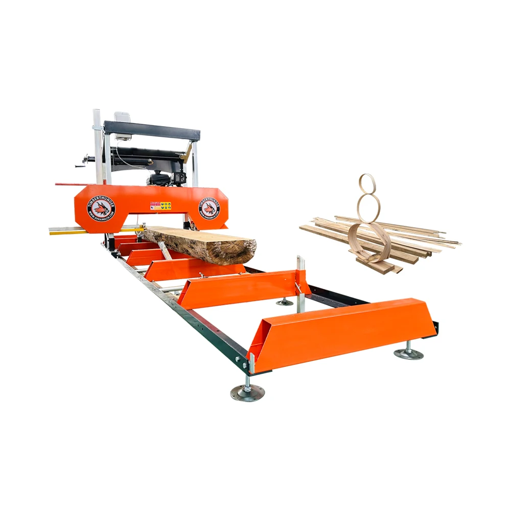 Forestry Machine Hard Wood Auto Sawmill Timber Cutting Mill Horizontal Wood Sawmill Machine
